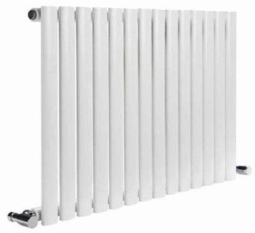 REINA NEVA WHITE SINGLE PANEL HORIZONTAL DESIGNER RADIATOR H550mm x W826mm, RND-HNV14 REINA NEVA WHITE SINGLE PANEL HORIZONTAL DESIGNER RADIATOR H550mm x W826mm, RND-HNV14